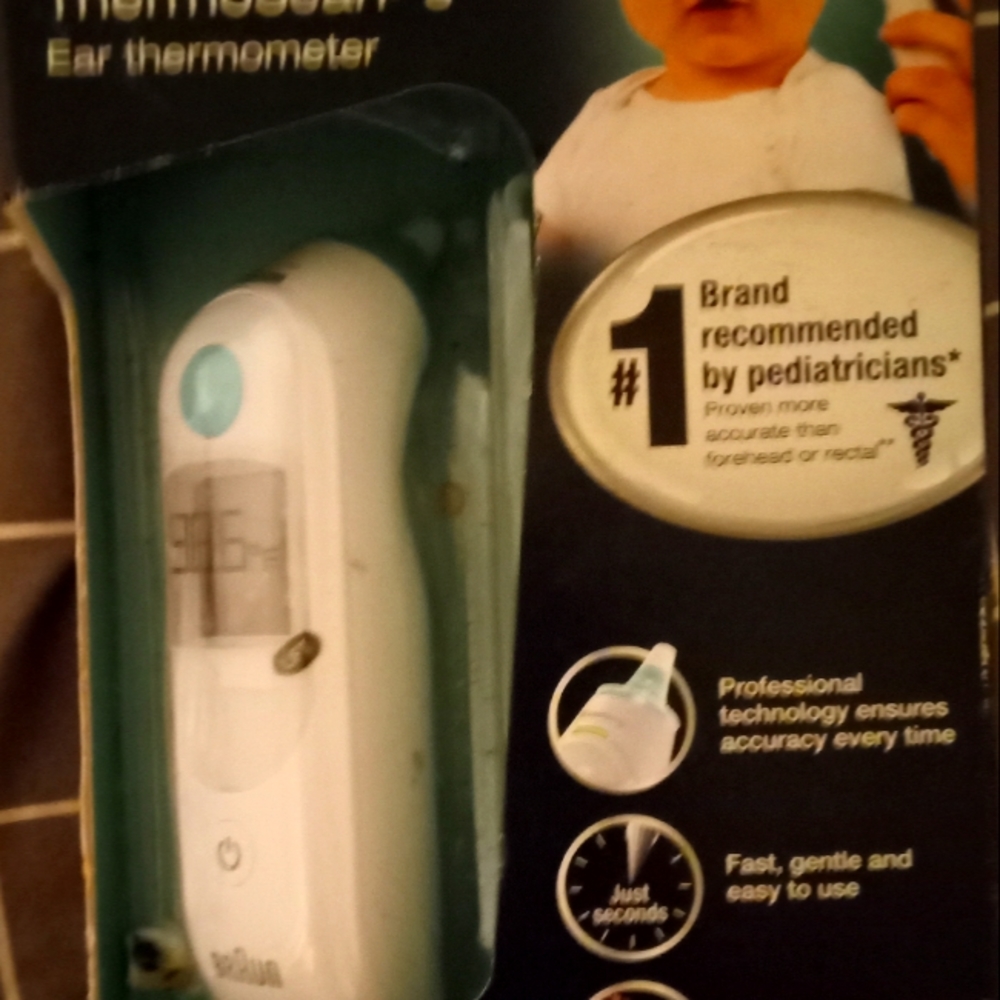Braun digital ear thermometer
